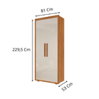 Guarda Roupas Mdf Armario Multiuso Duas Portas Dublin Fenix N