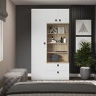 Guarda Roupas Modulado 1 Porta E Organizador 9003 Free Be Mob