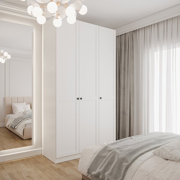 Guarda Roupas Modulado 3 Portas Americanas Hera Cabecasa Made