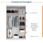 Guarda Roupas Modulado 3 Portas Americanas Hera Cabecasa Made