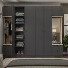 Guarda Roupas Modulado 4 Portas 4 Gavetas 9006 Free Be Mobili