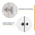 Guarda Roupas Modulado 4 Portas Americanas Hera Cabecasa Made