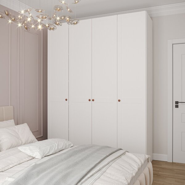 Guarda Roupas Modulado 4 Portas Americanas Hera Cabecasa Made