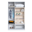 Guarda Roupas Modulado Com 1 Porta E Organizador Free Be Mobi