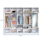 Guarda Roupas Modulado Com 5 Peças Free Be Mobiliario