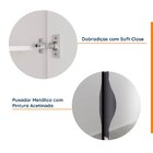 Guarda Roupas Modulado Com Espelho 3 Portas Com Cabideiro Her