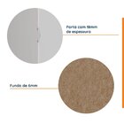 Guarda Roupas Modulado Com Espelho 3 Portas Com Cabideiro Her