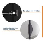 Guarda Roupas Modulado Com Espelho 4 Portas Com Cabideiro Her