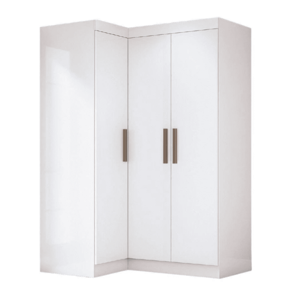 Guarda Roupas Modulado De Canto Madrid Com 3 Portas Maxel
