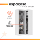 Guarda Roupas Modulado De Canto Madrid Com 3 Portas Maxel