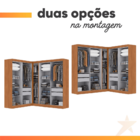 Guarda Roupas Modulado De Canto Madrid Com 9 Portas Maxel