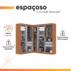 Guarda Roupas Modulado De Canto Madrid Com 9 Portas Maxel