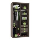 Guarda-roupas Modulado Solteiro 1,20m 2 Portas De Correr Espe