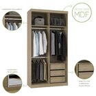 Guarda Roupas Modulado Solteiro 120cm 2 Portas De Correr 100%