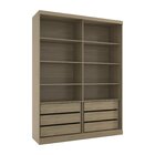 Guarda Roupas Modulado Solteiro 176cm 2 Portas De Correr 100%