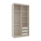 Guarda Roupas Modulado Solteiro Com Espelho 120cm 2 Portas De
