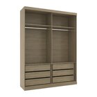 Guarda Roupas Modulado Solteiro Com Espelho 176cm 2 Portas De