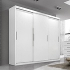 Guarda Roupas Nice 3 Portas de Correr - Branco