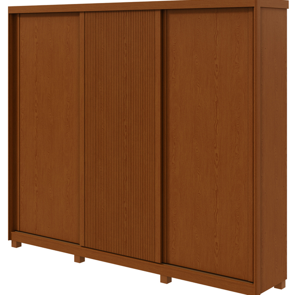 Guarda-roupas Ollie 274cm 3 Portas 3 Gavetas 7 Prateleiras Se