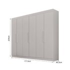Guarda-roupas Para Quarto 6 Portas Delta Branco