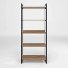 Guarda Roupas S/ Portas Estilo Industrial De Metal Preto Offi