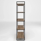 Guarda Roupas S/ Portas Metal Preto Design Industrial