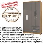 Guarda Roupas Solteiro 04 Portas 10047 Vlr