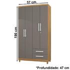 Guarda Roupas Solteiro 04 Portas 10047 Vlr