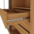 Guarda Roupas Solteiro 100% Mdf 2 Portas De Correr Espelho 3