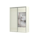 Guarda-roupas Solteiro 179cm Com 2 Portas Correr E Espelho Dl