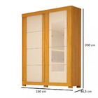 Guarda Roupas Solteiro 2 Portas 2 Gavetas Com Espelho Flex He