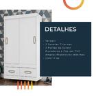 Guarda Roupas Solteiro 2 Portas 2 Gavetas E Pés Flex 20022 Ar