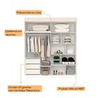 Guarda Roupas Solteiro 2 Portas 3 Gavetas Com Espelho Heloisa