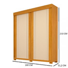 Guarda Roupas Solteiro 2 Portas 3 Gavetas Heloisa Prime Acp M