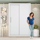 Guarda Roupas Solteiro 2 Portas 4 Gavetas Quito Espresso Móve