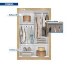 Guarda Roupas Solteiro 2 Portas Com Espelho Quito Espresso Mó