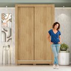 Guarda Roupas Solteiro 2 Portas Quito Espresso Móveis Buriti