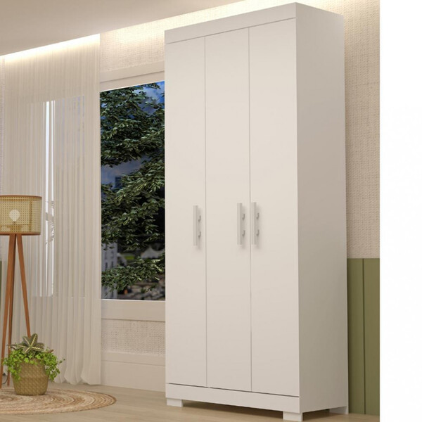 Guarda Roupas Solteiro 3 Portas 2 Gavetas Flex Lana Acp