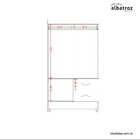 Guarda Roupas Solteiro 4 Portas 2 Gavetas Mobi Branco Fosco