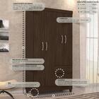 Guarda-roupas Solteiro 4 Portas 2 Gavetas Multimóveis Cr35187