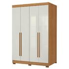 Guarda Roupas Solteiro Com 4 Portas 2 Gavetas Creta Madeirado