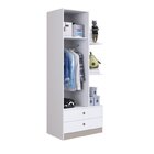Guarda-roupas Solteiro Infantil/juvenil Com Prateleiras E 2 G