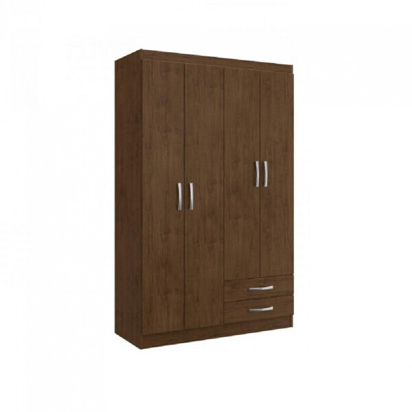 Guarda Roupas Solteiro Treviso 4 Portas 2 Gavetas Doripel