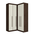 Guarda Roupas Star Modulado Closet De Canto 4 Portas 2 Gaveta