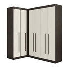 Guarda Roupas Star Modulado Closet De Canto 6 Portas 2 Gaveta