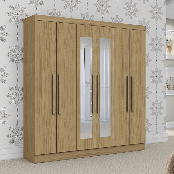 Guarda Roupas Topazio 06 Portas 02 Gavetas Internas Aramóveis