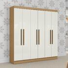 Guarda Roupas Toronto 6020 6 Portas Atacama Com Off White