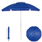 Guarda-sol 2,40m Alumínio Azul Mor