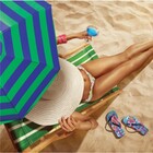 Guarda Sol 2m Em Aço Sombreiro Caribe Praia Piscina Camping A