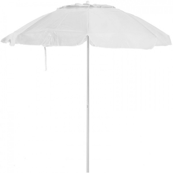 Guarda Sol Branco 1 60m Diametro Haste Em Aluminio 100 Fps Leroy Merlin